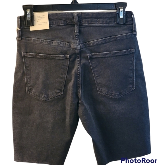 Universal Thread  High rose Bermuda Jean shorts  Dark Gray Size 0 - Picture 7 of 14